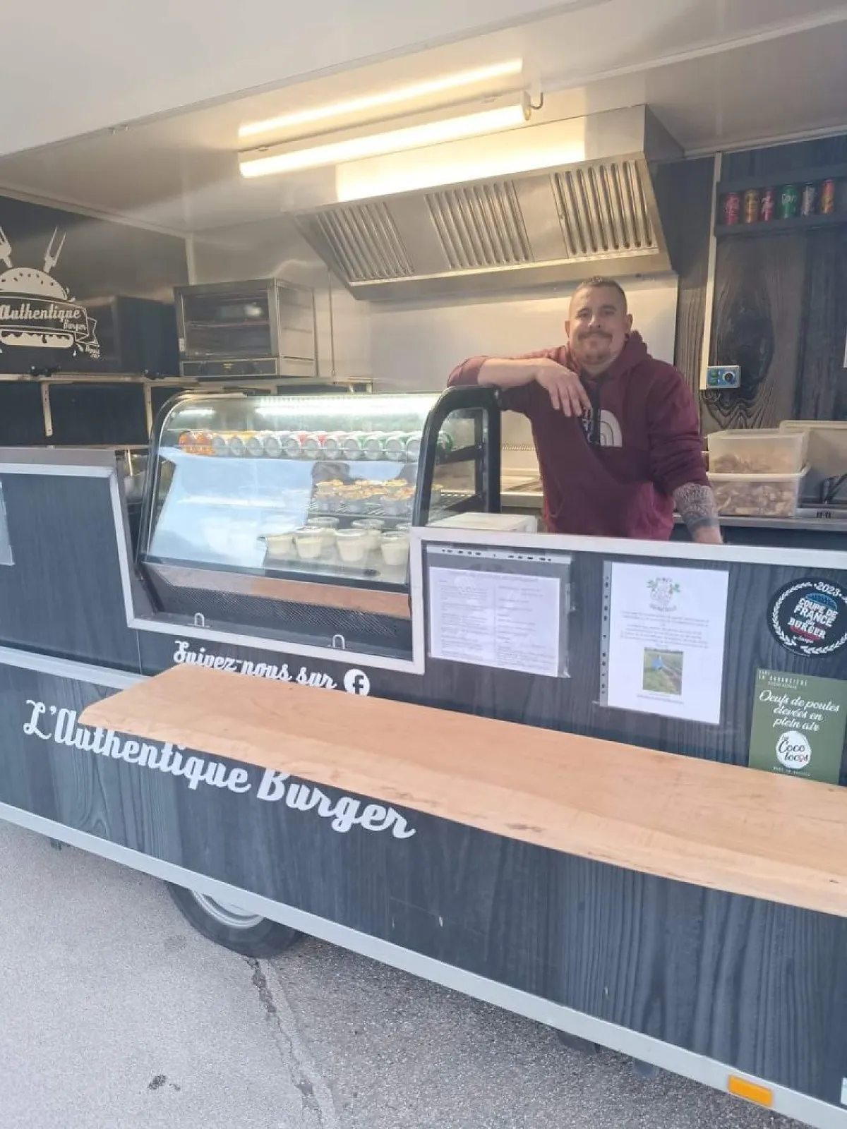L'Authentique Burger, Food truck à Courbeveille en Mayenne