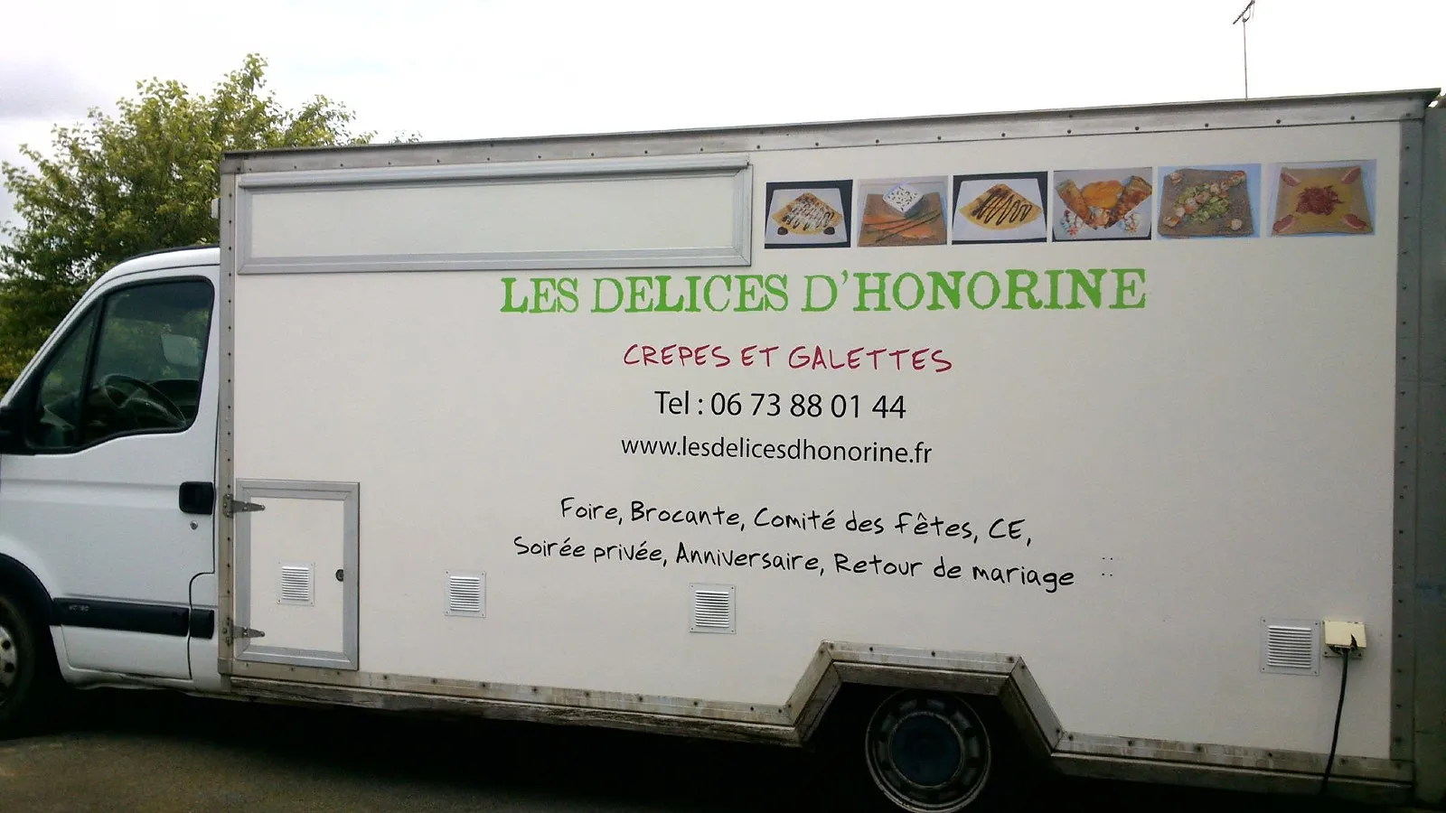 Les Délices d'Honorine, Food truck à Cossé-le-Vivien en Mayenne