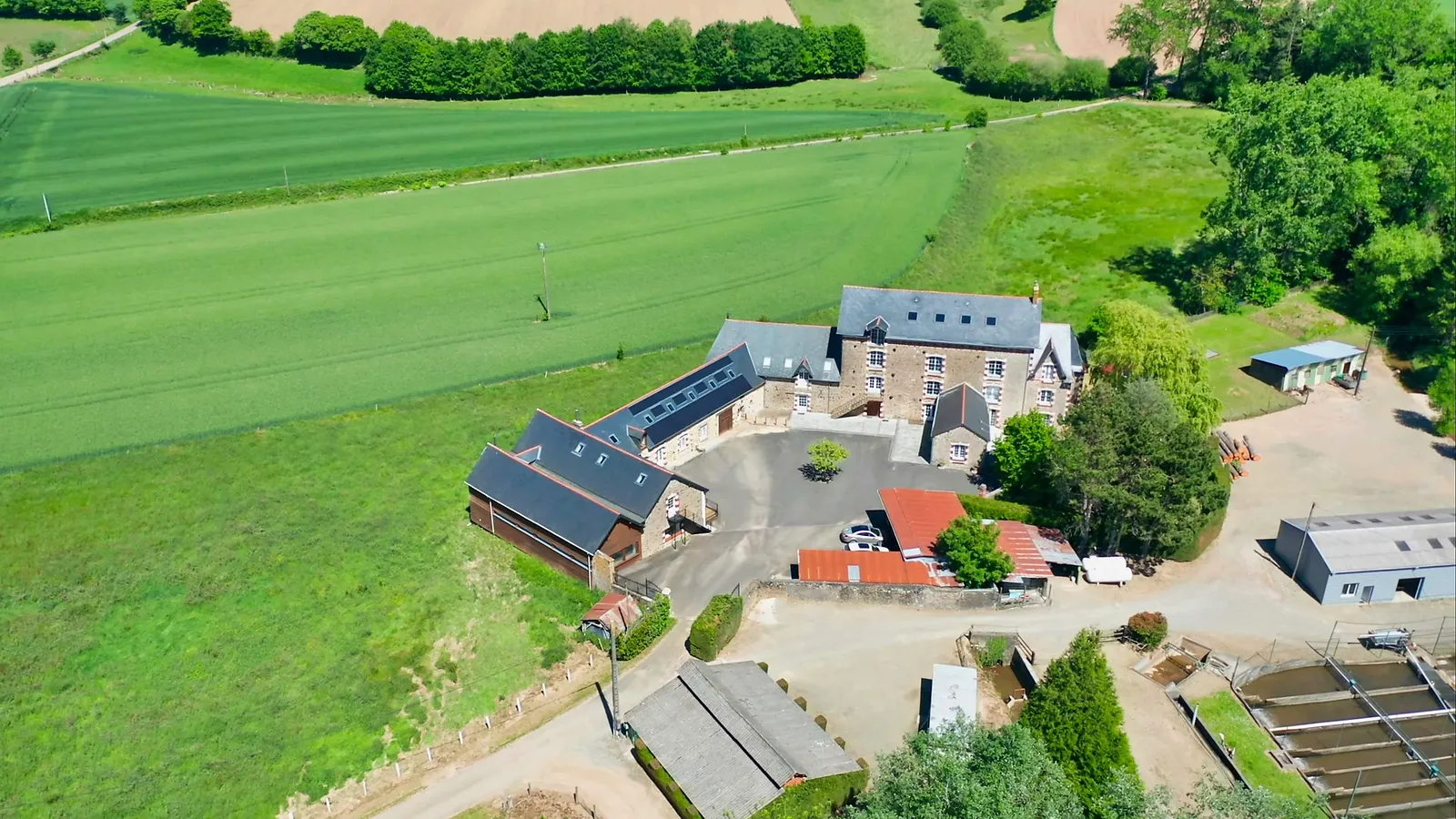 Le Moulin de la Quentinière, Domaine à Désertines en Mayenne